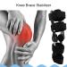 Adjustable Hinged ROM Knee Brace - Post Op Knee Immobilizer with Side Stabilizers for Left & Right Legs | Patellar Tendon Support - Buy Online on GoSupps.com