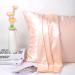 Silk Cap, Pillowcase, Bonnet, Wrap, Scrunchies, Hair Ties Set - Rose Gold Pink | For Women & Girls - Buy Online on GoSupps.com