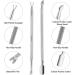 Professional Cuticle Nippers & Pusher Set - Stainless Steel Nail Remover & Cutter for Fingernails & Toenails - Ideal for Gel Nail Art - Travel Gift - Buy Online on GoSupps.com