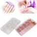 Nail Tip 200pcs - ANGGREK Practice Training False Hand Nail Tips for Beginners | White DIY Fake Nail Manicure Tool - Buy Online on GoSupps.com