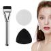 Ultra Thin Foundation Brush | Cream Foundation Concealer Brush - Makeup Sponges Puff Included Complete Foundation Brush Set for Women Girls