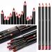 NICEFACE 18 Color Matte Lip Liner Pencil Set - Waterproof & Long Lasting | Professional Lip Liner Pen Makeup Cosmetic - 18pcs/set - Buy Online on GoSupps.com