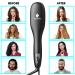 MiroPure Ionic Hair Straightener Brush - Fast Heating Ceramic, 11 Temp Control, Professional Styling for Straightening or Curling (Black) - Buy Online on GoSupps.com