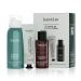 Jean & Len Travel Set Rosemary & Ginger ideal small gift or souvenir products for body and mind packaging is FSC certified small travel sizes vegan gift set