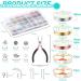 Selizo Jewelry Making Kit for Adults Women - 1660Pcs Crystal Bead Ring Maker Set with 28 Colors - DIY Jewelry Making Supplies - Buy Online on GoSupps.com