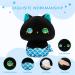Mewaii 14'' Soft Big Eyed Cat Mermaid Mushroom Pillow Stuffed Animal Plush - Cuddly Mermaid Plush Toy for Kids | 14 Inch - Buy Online on GoSupps.com