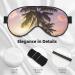Summer Palm Tree Printed Eye Mask - Soft Zero Pressure Travel Blackout for Ultimate Comfort - Buy Online on GoSupps.com