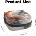 Multicoloured Marble Makeup Bag for Women and Girls - Travel Cosmetic Organizer - Buy Online on GoSupps.com