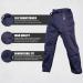 Fuji BJJ Gi Pants - Navy, A1 Size | High-Quality Jiu Jitsu Bottoms - Buy Online on GoSupps.com