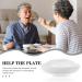 Beavorty Scoop Plate with Suction Base - Adaptive High-Low Bowl for Handicapped Elderly - Self-Feeding Bowl Utensils for Disabled Adults - Buy Online on GoSupps.com