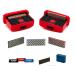 Grayne 8-Piece Set Professional Ski and Snowboard Edge Tuner Kit with Diamond Files, Gummy Stone, Bag - Sharpener Tool