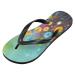 Shop Mnsruu Abstract Floral Flip Flops - XL Travel Slippers for Home Hotel & Spa | International Shipping Available - Buy Online on GoSupps.com