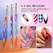 Saviland 18pcs Nail Art Brush Set - Professional Gel Polish Design Brushes for DIY Manicure - French Nails & Liner Brush Included - Buy Online on GoSupps.com