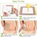 10pcs Organic Castor Oil Pack Wrap - Self-Adhesive Anti-Leak No Wash - Portable Cotton Packs for Easy Use - Buy Online on GoSupps.com