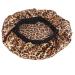 Tvoip Silk Hair Bonnet for Sleeping and Shower - Leopard Print - Buy Online on GoSupps.com