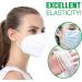 Purazam 1/8 Inch White Elastic Cord for Masks - 10 Yards Nylon/Spandex Fabric - Buy Online on GoSupps.com