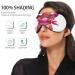 Floral Cowgirl Cat Sleep Mask | Soft Light Blocking Eye Mask for Travel Naps & Sleep - Adjustable Strap for Men & Women - Buy Online on GoSupps.com