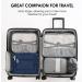 WANDF Large Hanging Toiletry Wash Bag in Denim Navy Blue - Travel Makeup Organizer for Men & Women | Compact & Stylish - Buy Online on GoSupps.com