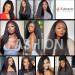 Eubeauty 13X4 Short Straight Lace Front Wig Human Hair 16 Inch for Black Women - Pre Plucked, Baby Hair, Yaki Kinky Straight, Glueless, 180% Density Black - Buy Online on GoSupps.com