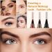 PIWOSGOL 3 PCS Waterproof Eyebrow Pencil Microblading Eyebrow Pen with 4 Dots Waterproof Eyebrow Pencil Fine-Stroke & Long Lasting Creates Natural Eyebrow Hairs -3 Colors - Buy Online on GoSupps.com