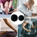 Igelball Hard Massage Ball for Pain Relief - Nubbly Foot Hand & Back Massage | Myofascial Relaxation & Plantar Fasciitis Relief (Black) - Buy Online on GoSupps.com