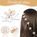 10 Pcs Mini Pearl Flower Hair Clips - Alligator Hair Pins Barrettes for Girls & Women - Buy Online on GoSupps.com
