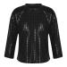 Jhaoyu Kids Boys Girls Shiny Sequins Dance Top Long Sleeve T-Shirt Jazz Hip Hop Performance Disco Costume Streetwear Black 9-10 Years