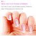SHIYUAN 18 Stickers Semi Cured Gel Nails Strips French Style Gel Nail Stickers Made of Real Gel Nail Polish for Weddings Graduations Fashion Parties - Buy Online on GoSupps.com