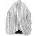 Buy Boho Black Barber Cape | Stylish Hair Cutting Cape for All Ages - Adjustable & Geometric Design 55x63 Inch - Buy Online on GoSupps.com