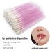 300 Pcs Disposable Lip Brushes - Glitter Crystal Rod Lip Gloss Applicators | Makeup Tool for Lipstick & Lip Scrub - Crystal Pink - Buy Online on GoSupps.com