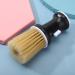 Soft Hair Neck Duster Hairdressing Powder Storage Styling Dust Cleaning Brush Barber Powder Brush Neck Duster with Dispenser for Haircut Storage Talcum and EBay AliExpress Black