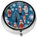 Women s Nutcracker Ballet Xmas Dance Round Pill Box - 3 Compartment Portable Travel Organizer for Medicine & Vitamins - Buy Online on GoSupps.com