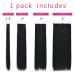 Black Hair Extension Clip Hair Extensions 22" Straight Black Fake Hair Pieces 18" Wavy Women's Wig Fluffy&Not Tangled Synthetic Cheap Silver Dark Brown Blonde Grey White 4.8 oz SYXLCYGG 1 Count (Pack of 1) (7pcs-Straight)D - Buy Online on GoSupps.com