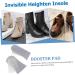 NOLITOY Height Increasing Insoles - 2 Pairs Invisible Shoe Inserts for Men | Shock-Absorption Heel Support Pads | Comfort & Lift 12.3x3.7CM - Buy Online on GoSupps.com