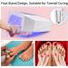 Kikugu 72W Cordless UV LED Nail Lamp - Rechargeable Professional Curing Lamp for Fingernail and Toenail (White) - Buy Online on GoSupps.com