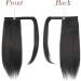 FESHFEN Synthetic Straight Ponytail Extension 14 Natural Black - Clip in Hairpiece for Women/Girls - Buy Online on GoSupps.com