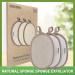 PERIEMALA Bath Sponge (Pack of 3) - Premium Loofah Exfoliating Body Scrubber for Women and Men - Natural Shower Essential for Skin Care - 4.33 x 6.3 Inch Ellipse - Buy Online on GoSupps.com