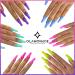 Glamonade Fluorescent Nail Polish Set - 6 Vibrant Colors, Water Based Formula, Non-Toxic, 0.24 oz Each, Rounded Brush Design - Ideal for Beginners - Buy Online on GoSupps.com