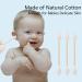 480pc Safety Bamboo Cotton Swabs with Large Tips for Newborns, Kids & Children - Buy Online on GoSupps.com