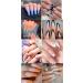 French Smile Line Tip Cutter Set - Nail Art Manicure Edge Trimmer Stencil - Almond V Shape Plate Guides Module - DIY Nail Acrylic Tool Kit - Buy Online on GoSupps.com