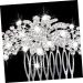 Ipetboom Bridal Wedding Hair Comb Floral Rhinestone Hair Pin Bride Hair Comb Wedding Rhinestone Hair Comb - Buy Online on GoSupps.com