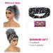 UAmy Deep Wave 20 inch Gray Headband Wig for Black Women - Synthetic Glueless Curly Half Wig (T1B/Gray) - Buy Online on GoSupps.com