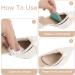 Sibba Midfoot Cushions for Women - Lambskin Art Leather High Heel Pad & Anti-Slip Forefoot Inserts - Reusable Comfort Solution - Buy Online on GoSupps.com