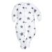 Sibinulo Baby Boys Baby Girls Sleepsuits with Feet Sizes from 0 to 24(9-24 Anti-Slip Feet) Months Bodysuit 100% Eco Cotton 12-18 Months Stars