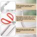 lasuroa Reptile Feeding Tongs 14.5in Snake Feeding Tongs Anti-Slip Corn Ball Python Accessories for Terrarium Extra Long Tweezers for Snake Tortoise Lizard Frog Spider - Buy Online on GoSupps.com
