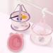 Youpo Silicone Make Up Brush Cleaning Mat Bear-shaped Brush Cleaning Pad Makeup Brush Cleaner Cleaning Pad And Scrubber Cleaning Tool For Brushes Sponges Pink Color - Buy Online on GoSupps.com