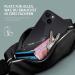 Moex Passel Waterproof Running Bag for Samsung Galaxy A54 5G - Slim Jogging Belt with Viewing Window Flexible Design Black - Buy Online on GoSupps.com