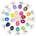 ZCOINS 200pcs Hair Bands Hair Bobbles Hair Ties Hair Accessories Hairbands 2mm tiny Hairbands Hair Elastics Ponytail Holders for baby Kids Girls Women (Multicolor)