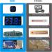 Brifit Mini Digital Aquarium Thermometer 2 Pieces - Precision LED Touch Screen for Freshwater & Marine Aquariums - Buy Online on GoSupps.com
