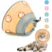 Supet Rewrise cat adjustable neck rope cat collar restoring collar collar cone after surgery and injuries for puppies dogs and cats (orange m (neck: 21.5-30.5cm)) m (neck: 21.5-30.5cm) orange